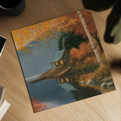 Quiet Evening II No Words by James Wiens. Shown as a detailed flat fine art print, highlighting archival giclee quality. Available as an archival giclee rolled canvas, fine art paper, or poster print. SKU 57708a.