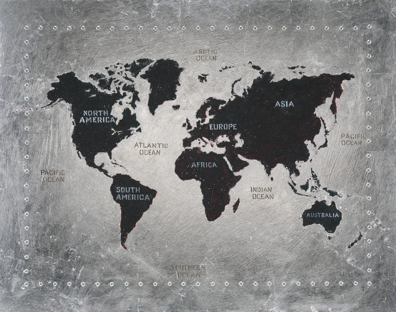 Riveting World Map by James Wiens
