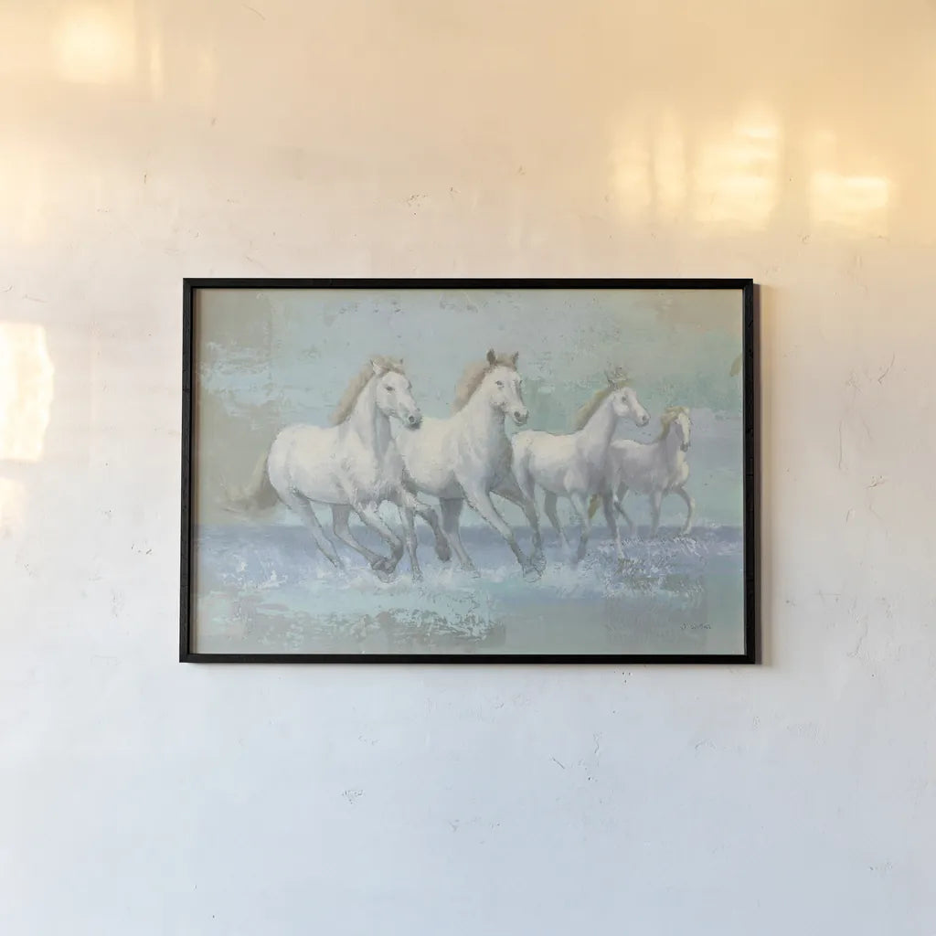 Running Wild Crop I by James Wiens. shown as a paper print in a black flame. Available as a archival giclee rolled canvas, fine art paper, or poster print. SKU 41449i.