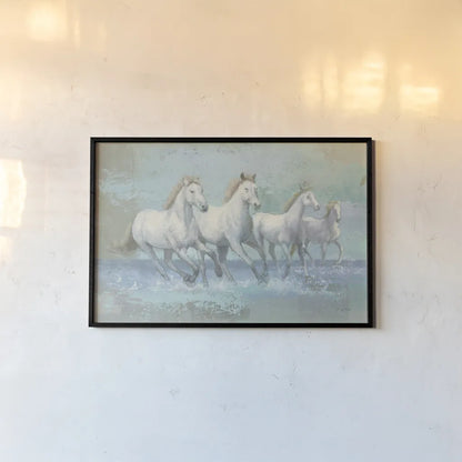 Running Wild Crop I by James Wiens. shown as a paper print in a black flame. Available as a archival giclee rolled canvas, fine art paper, or poster print. SKU 41449i.