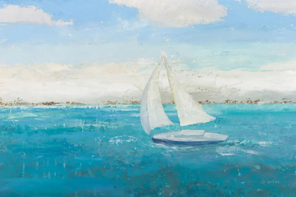 Sailing Into the Blue by James Wiens. SKU 76006i. Archival Giclee Fine art print for wall decor.