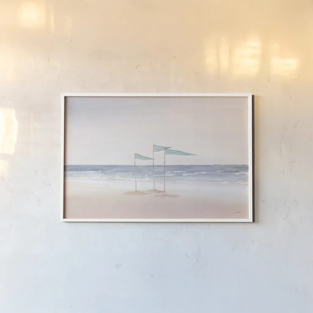 Salento Coast I by James Wiens. shown as a paper print in a white frame. Available as a archival giclee rolled canvas, fine art paper, or poster print. SKU 47804i.
