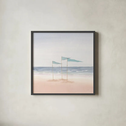 Salento Coast I Crop by James Wiens. Shown in a sleek black glass frame for a contemporary gallery look. Available as an archival giclee rolled canvas, fine art paper, or poster print. SKU 47804a.