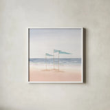 Salento Coast I Crop by James Wiens. Shown in a crisp white glass frame for a clean and minimalist style. Available as an archival giclee rolled canvas, fine art paper, or poster print. SKU 47804a.