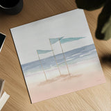 Salento Coast I v2 Crop by James Wiens. Shown as a detailed flat fine art print, highlighting archival giclee quality. Available as an archival giclee rolled canvas, fine art paper, or poster print. SKU 48462a.