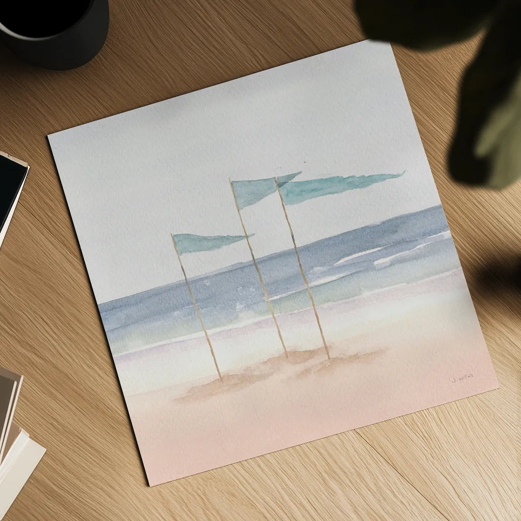 Salento Coast I v2 Crop by James Wiens. Shown as a detailed flat fine art print, highlighting archival giclee quality. Available as an archival giclee rolled canvas, fine art paper, or poster print. SKU 48462a.