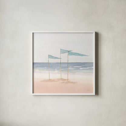 Salento Coast I v2 Crop by James Wiens. Shown in a crisp white glass frame for a clean and minimalist style. Available as an archival giclee rolled canvas, fine art paper, or poster print. SKU 48462a.