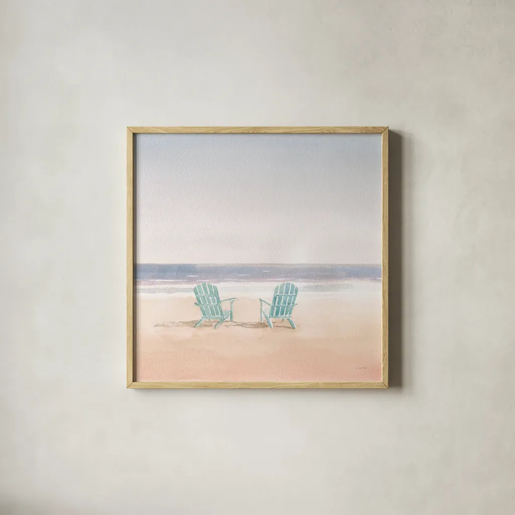Salento Coast II Crop by James Wiens. Shown in a natural wood glass frame for a timeless modern aesthetic. Available as an archival giclee rolled canvas, fine art paper, or poster print. SKU 47805a.