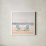 Salento Coast II v2 Crop by James Wiens. Shown in a crisp white glass frame for a clean and minimalist style. Available as an archival giclee rolled canvas, fine art paper, or poster print. SKU 48463a.
