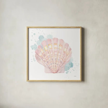 Salento Coast III by James Wiens. Shown in a natural wood glass frame for a timeless modern aesthetic. Available as an archival giclee rolled canvas, fine art paper, or poster print. SKU 47806a.