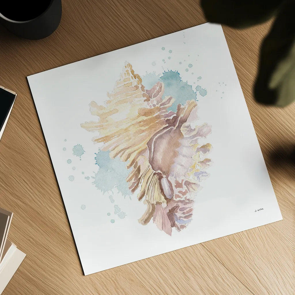 Salento Coast IV by James Wiens. Shown as a detailed flat fine art print, highlighting archival giclee quality. Available as an archival giclee rolled canvas, fine art paper, or poster print. SKU 47807a.