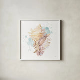 Salento Coast IV by James Wiens. Shown in a crisp white glass frame for a clean and minimalist style. Available as an archival giclee rolled canvas, fine art paper, or poster print. SKU 47807a.