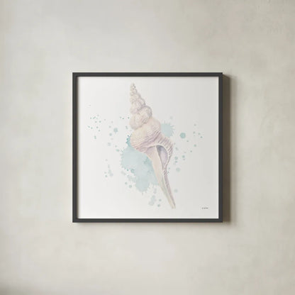 Salento Coast V by James Wiens. Shown in a sleek black glass frame for a contemporary gallery look. Available as an archival giclee rolled canvas, fine art paper, or poster print. SKU 47808a.