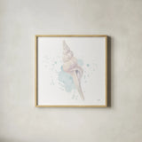 Salento Coast V by James Wiens. Shown in a natural wood glass frame for a timeless modern aesthetic. Available as an archival giclee rolled canvas, fine art paper, or poster print. SKU 47808a.