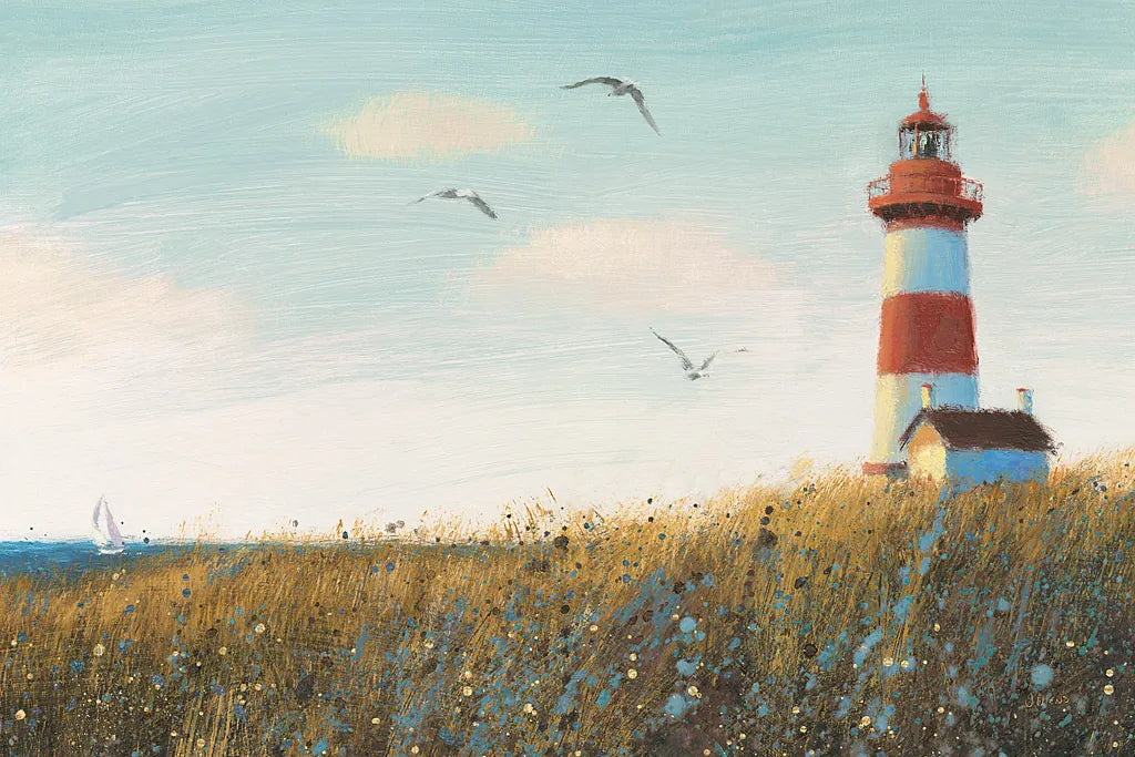 Seaside View I by James Wiens. SKU 17222i. Archival Giclee Fine art print for wall decor.