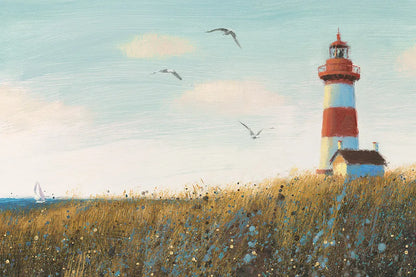 Seaside View I by James Wiens. SKU 17222i. Archival Giclee Fine art print for wall decor.