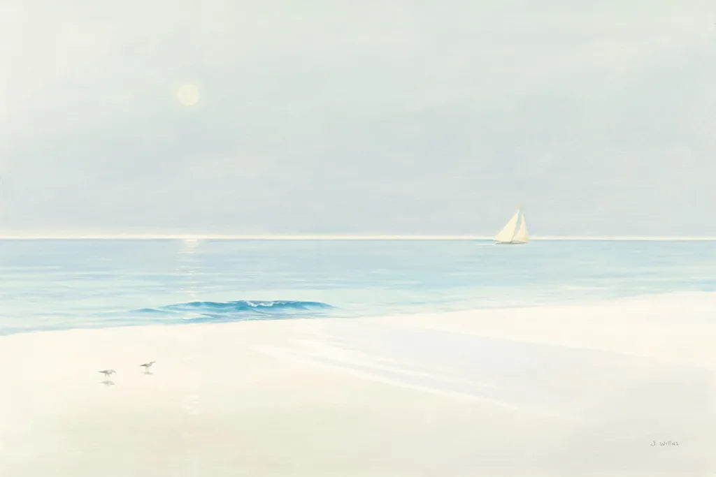 Serene Beach by James Wiens. SKU 19218i. Archival Giclee Fine art print for wall decor.