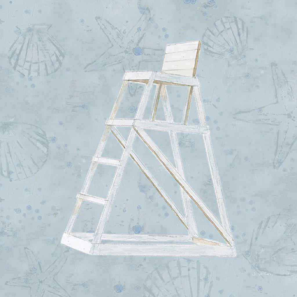 Serene Seaside II by James Wiens. SKU 31831a. Archival Giclee Fine art print for wall decor.