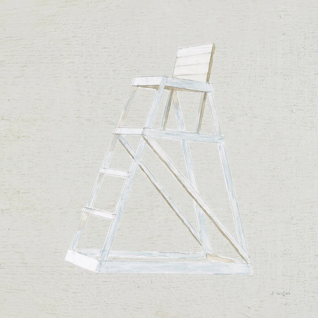 Serene Seaside II Tan by James Wiens. SKU 31834a. Archival Giclee Fine art print for wall decor.