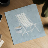 Serene Seaside III by James Wiens. Shown as a detailed flat fine art print, highlighting archival giclee quality. Available as an archival giclee rolled canvas, fine art paper, or poster print. SKU 31832a.