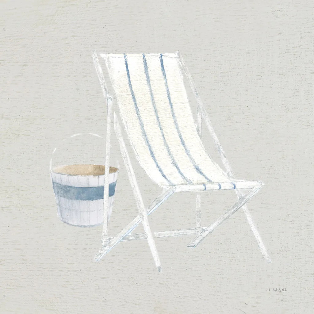 Serene Seaside III Tan by James Wiens. SKU 31835a. Archival Giclee Fine art print for wall decor.