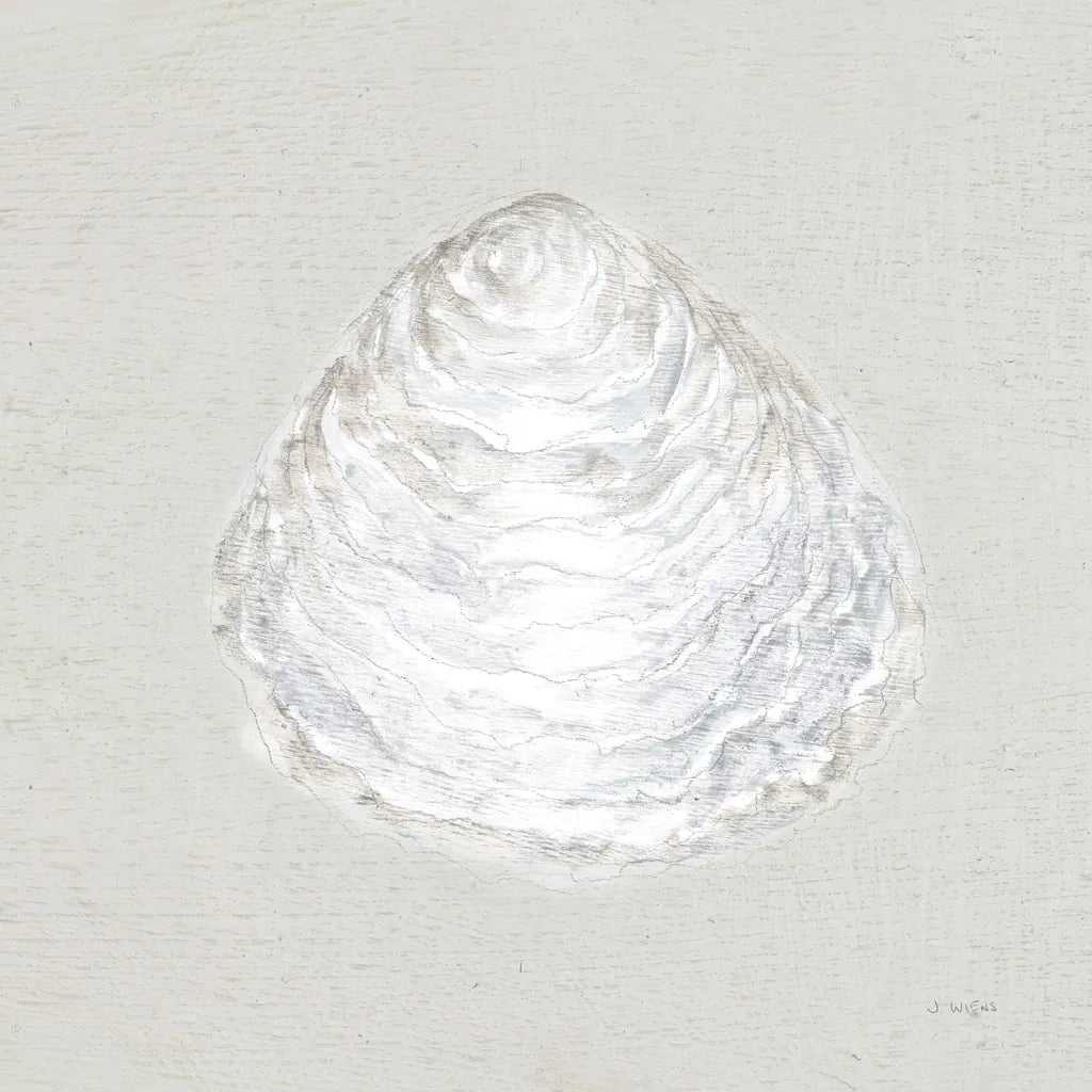 Serene Shells I Tan by James Wiens. SKU 31838a. Archival Giclee Fine art print for wall decor.