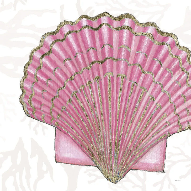 Shimmering Shells V by James Wiens. SKU 72590a. Archival Giclee Fine art print for wall decor.