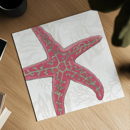 Shimmering Shells VIII by James Wiens. Shown as a detailed flat fine art print, highlighting archival giclee quality. Available as an archival giclee rolled canvas, fine art paper, or poster print. SKU 72593a.