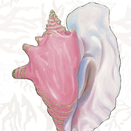 Shimmering Shells XII by James Wiens. SKU 72597a. Archival Giclee Fine art print for wall decor.