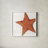 Shimmering Shells XIII by James Wiens. Shown in a crisp white glass frame for a clean and minimalist style. Available as an archival giclee rolled canvas, fine art paper, or poster print. SKU 72598a.