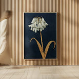 Shimmering Summer II Indigo Crop by James Wiens. shown as over sized large wall art. Available as an archival giclee rolled canvas, fine art paper, or poster print. SKU 52070h.