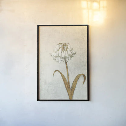 Shimmering Summer II Ivory by James Wiens. shown as a paper print in a black flame. Available as a archival giclee rolled canvas, fine art paper, or poster print. SKU 51564h.