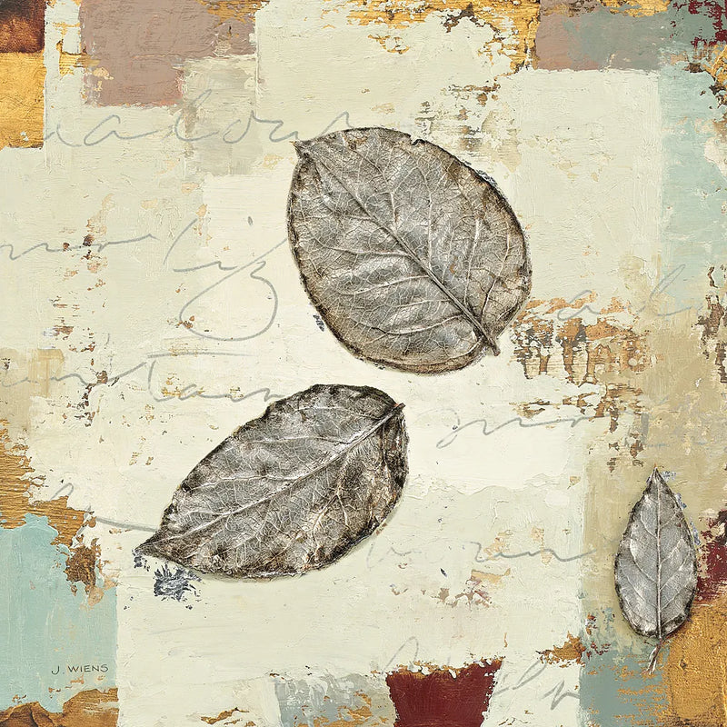 Silver Leaves IV by James Wiens. SKU 12261a. Archival Giclee Fine art print for wall decor.