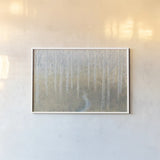 Silver Waters Crop by James Wiens. shown as a paper print in a white frame. Available as a archival giclee rolled canvas, fine art paper, or poster print. SKU 24647i.