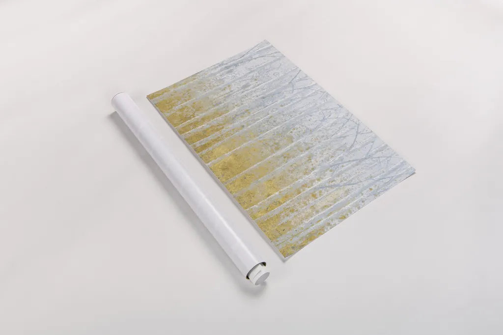 Silver Waters Crop No River Gold by James Wiens. shown as a rolled paper print. Available as archival giclee rolled canvas, fine art paper, or poster print. SKU 28716i.