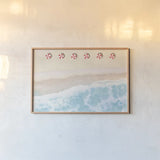 Sky Seaview I by James Wiens. shown as a paper print in a natural frame. Available as a archival giclee rolled canvas, fine art paper, or poster print. SKU 46971i.