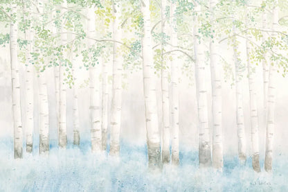 Soft Birches Crop by James Wiens. SKU 48446i. Archival Giclee Fine art print for wall decor.