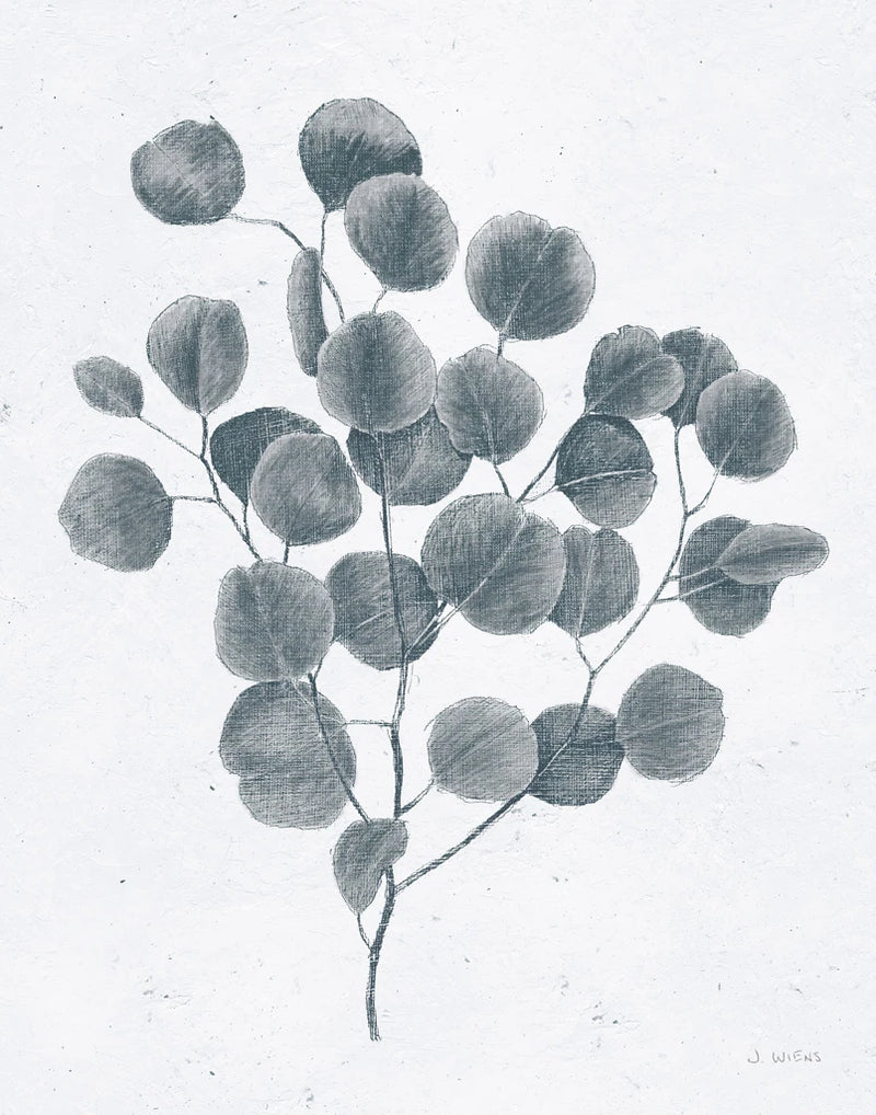 Soft Summer Sketches II Blue by James Wiens