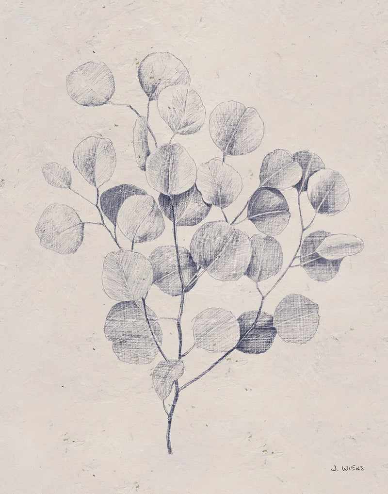 Soft Summer Sketches II Navy by James Wiens