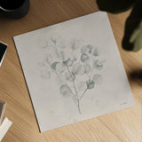 Soft Summer Sketches II Sq by James Wiens. Shown as a detailed flat fine art print, highlighting archival giclee quality. Available as an archival giclee rolled canvas, fine art paper, or poster print. SKU 60547a.