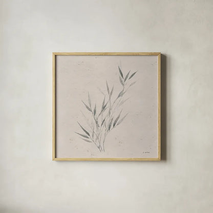 Soft Summer Sketches III Sq by James Wiens. Shown in a natural wood glass frame for a timeless modern aesthetic. Available as an archival giclee rolled canvas, fine art paper, or poster print. SKU 60548a.