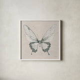 Soft Summer Sketches V by James Wiens. Shown in a crisp white glass frame for a clean and minimalist style. Available as an archival giclee rolled canvas, fine art paper, or poster print. SKU 45695a.