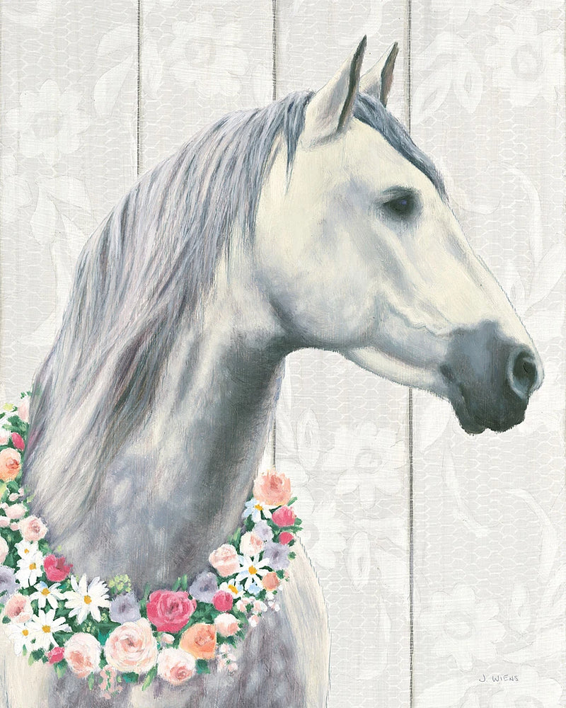 Spirit Stallion I on Wood Crop by James Wiens