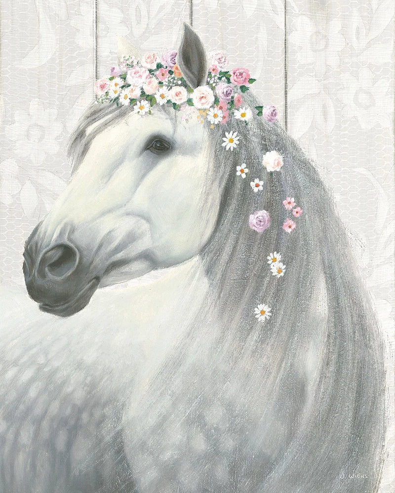 Spirit Stallion II on Wood Crop by James Wiens