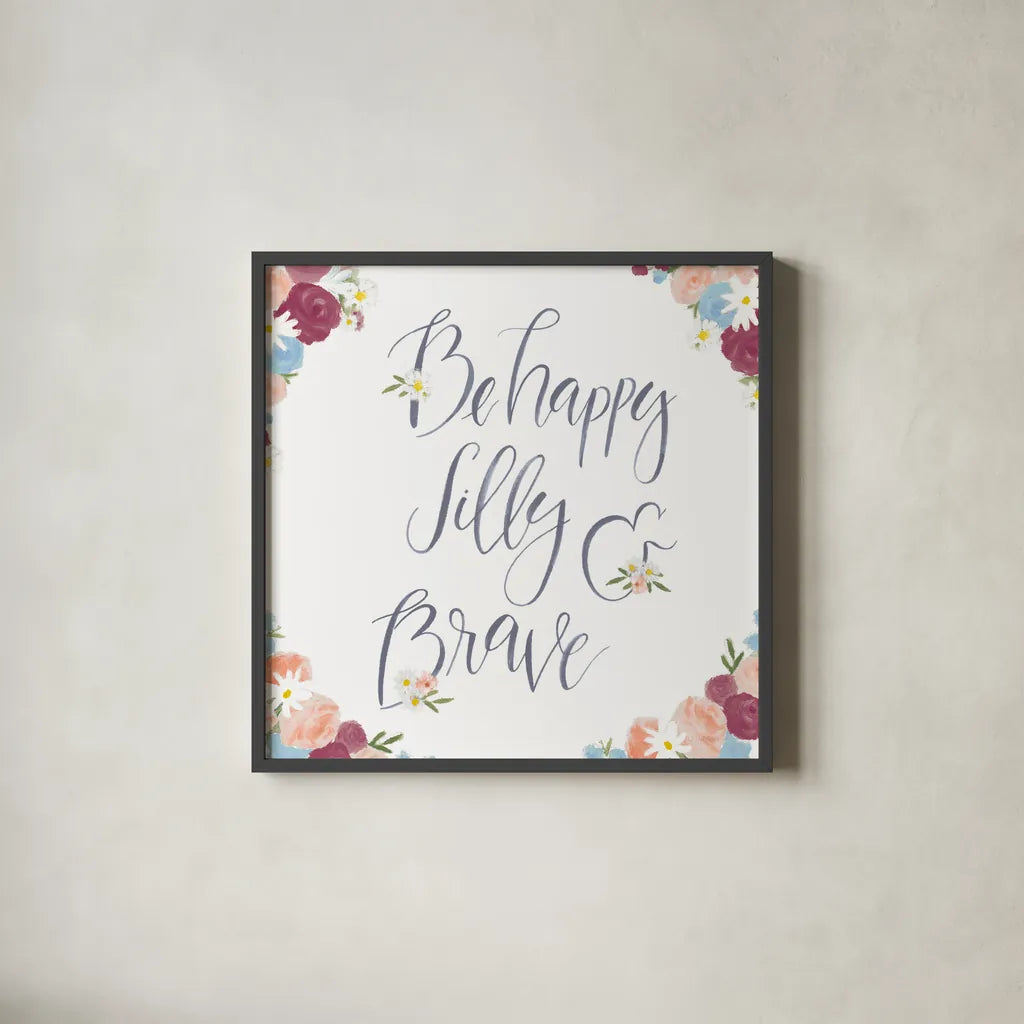 Spirit Stallion III Bright by James Wiens. Shown in a sleek black glass frame for a contemporary gallery look. Available as an archival giclee rolled canvas, fine art paper, or poster print. SKU 42872a.