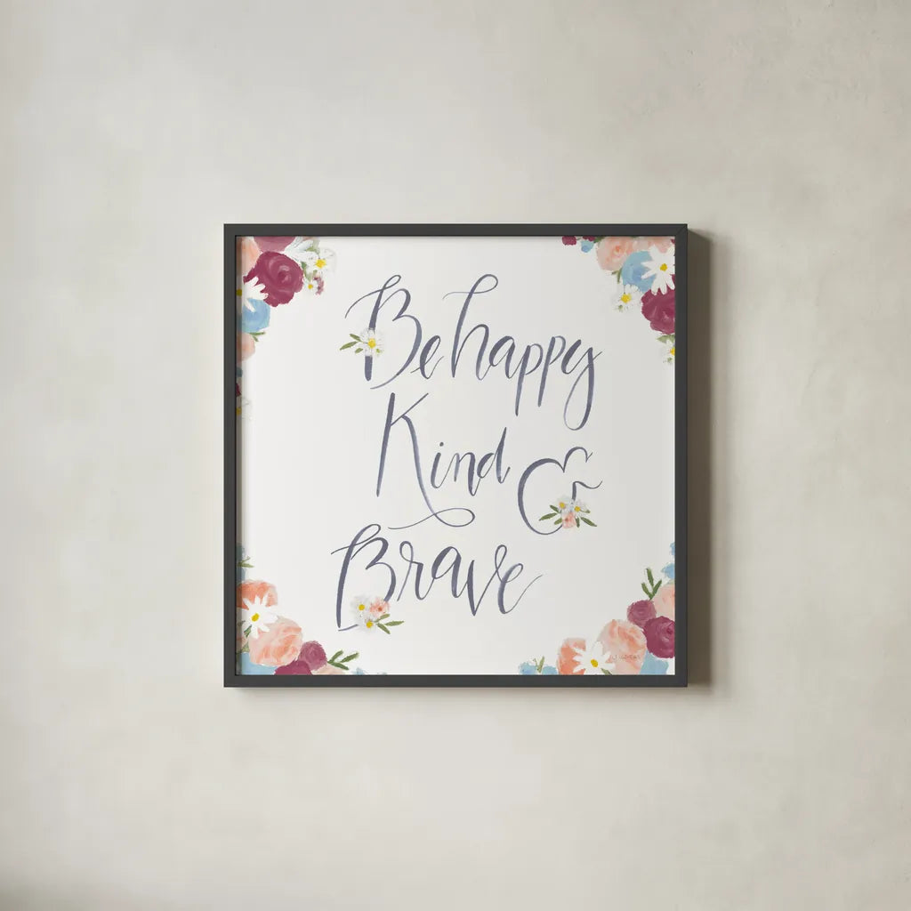 Spirit Stallion III Bright Kind by James Wiens. Shown in a sleek black glass frame for a contemporary gallery look. Available as an archival giclee rolled canvas, fine art paper, or poster print. SKU 76397a.