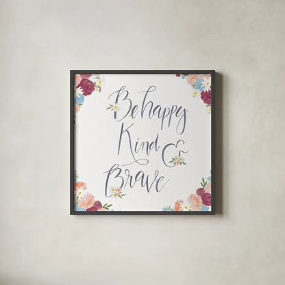 Spirit Stallion III Bright Kind by James Wiens. Shown in a sleek black glass frame for a contemporary gallery look. Available as an archival giclee rolled canvas, fine art paper, or poster print. SKU 76397a.