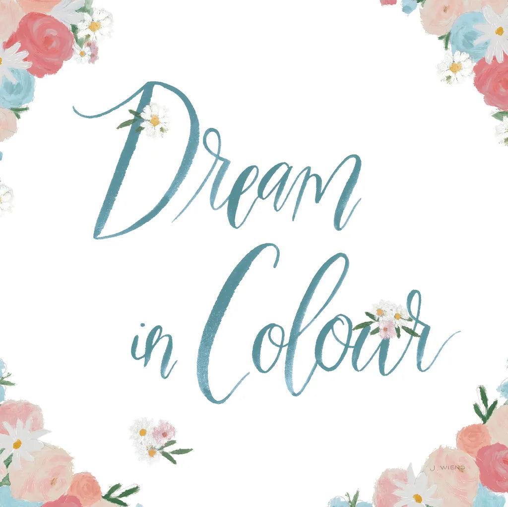 Spirit Stallion IV Blush and Teal by James Wiens. SKU 32249a. Archival Giclee Fine art print for wall decor.