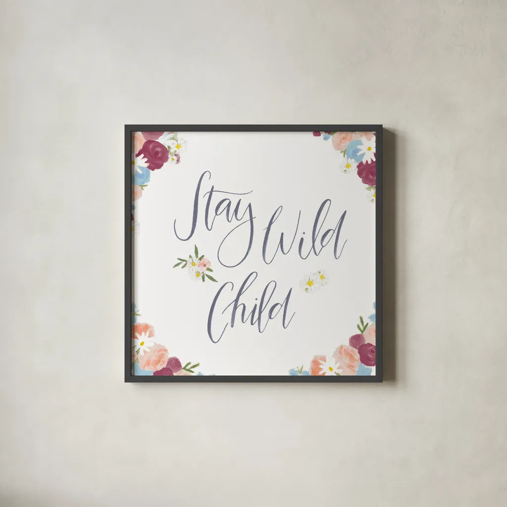 Spirit Stallion VI Bright by James Wiens. Shown in a sleek black glass frame for a contemporary gallery look. Available as an archival giclee rolled canvas, fine art paper, or poster print. SKU 42873a.