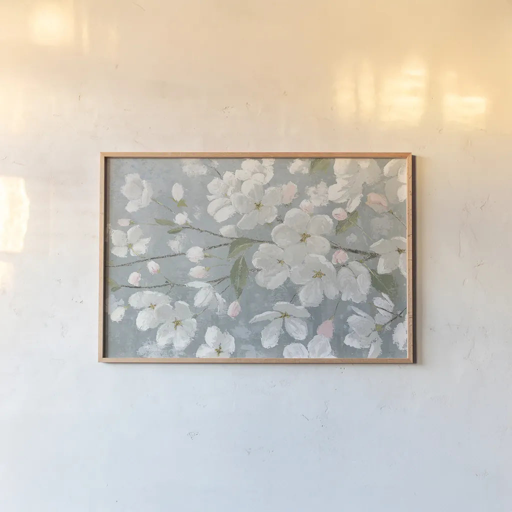 Spring Beautiful Crop by James Wiens. shown as a paper print in a natural frame. Available as a archival giclee rolled canvas, fine art paper, or poster print. SKU 29041i.